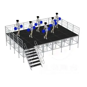 4*4ft 4*8ft Truss Portable Stage And Aluminum Stage Platform For Sale