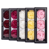 Bunga Peony Awet Kualitas A Grosir untuk Florist Dekorasi Pernikahan DIY Kotak Kustom MOQ 1 Kotak