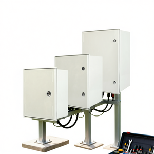 Heavy-Duty SMC Fiberglass Electrical Enclosure IP65 Waterproof <b>Box</b> with <b>Lock</b> for Industrial Control Outdoor Solar Panel Cabinet - Product Image 1
