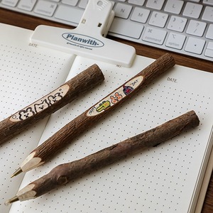 Sıcak satış çevre dostu orijinal ahşap kalem özel oyma ahşap tükenmez kalem kalem okul malzemeleri kırtasiye hediye ile özel logo - Product Image 2