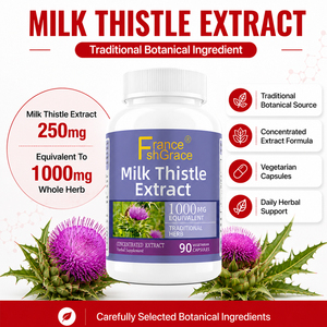 Fabricante Mayorista de Suplemento de Extracto de Cardo Mariano Vegano, 1000 mg para el Apoyo Hepático, 90 Cápsulas de Extracto de Cardo Mariano - Product Image 4