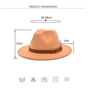 Vente directe d'usine rétro squash couleur unie <span class=keywords><strong>chapeau</strong></span> Fedora à bord plat pour les voyages de printemps et d'automne - Product Image 5