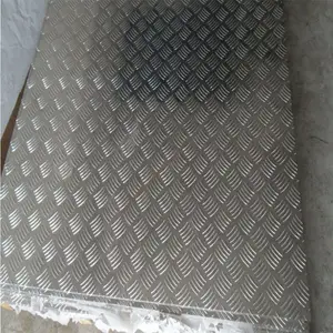 Placa verificadora de alumínio para decoração de edifícios, estuque anodizado antiderrapante com isolamento térmico e diamante em relevo