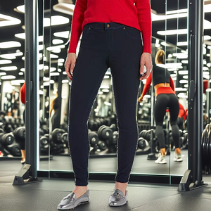 Leggings Deportivos al Por Mayor, Suaves, Transpirables, con Efecto Push-Up, para Yoga y Gimnasio, Cintura Alta, Largos - Product Image 2