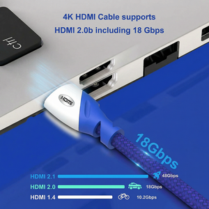 Custom Length Design 4K 2K 18Gbps Ultra High Speed <strong>Gold</strong> Plated HDMI Cable for UHD TV Monitor Laptop and <strong>Xbox</strong> - Product Image 3