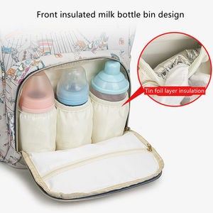 ชุดกระเป๋าเป้สะพายหลังเดินทางแบบชาร์จไฟได้ทาง USB, ขวดฉนวน & ถุงผ้าอ้อมสำหรับคุณแม่ & เด็กทารก - Product Image 5