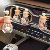 Diffuseur d'huiles essentielles pour voiture, flacon de parfum pour voiture, aromathérapie, rafraîchisseur d'air pour voiture, flacon de parfum miniature rechargeable en verre 10ml