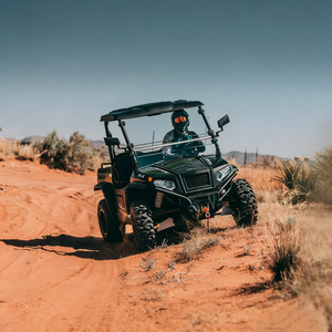 HISUN Véhicule <span class=keywords><strong>utilitaire</strong></span> électrique 4x4 tout-terrain 5000W avec couple de 100 Nm, silencieux, pour la chasse et le transport de marchandises - Product Image 6