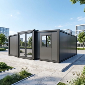 CEYU Maison préfabriquée prête à vivre en conteneur de 20 pieds, extensible, avec salle de bain, structure préfabriquée, construction résidentielle, <span class=keywords><strong>immobilier</strong></span> - Product Image 1
