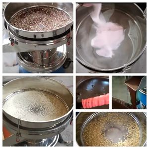 Stainless Steel 450 Beverage Liquid Vibro Sifter Food Powder <b>Vibrating</b> Filter Sieve Machine - Product Image 5