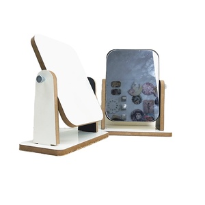 Espejo de sublimación Espejo de <span class=keywords><strong>tocador</strong></span> <span class=keywords><strong>en</strong></span> <span class=keywords><strong>blanco</strong></span> Espejo de mesa de sublimación MDF personalizado - Product Image 1