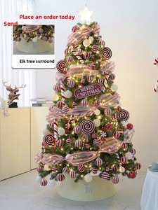 Ensemble de décoration de Noël pour la maison, petit <span class=keywords><strong>sapin</strong></span> artificiel de 18 mètres, <span class=keywords><strong>sapin</strong></span> illuminé de style Instagram, célèbre sur Internet - Product Image 2