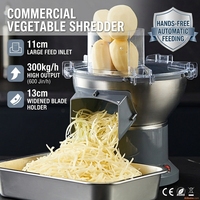 Mond.uk M1 300kg/uur Commerciële Elektrische Groentesnijder Handmatige Aardappel-Wortel Snijder/Snijmachine voor Kantines