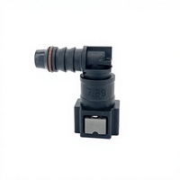Connecteur rapide de conduite de carburant pour voiture ID6 7.89, pour essence et diesel, prise rapide de pompe à huile femelle, tête hexagonale en plastique, forme droite