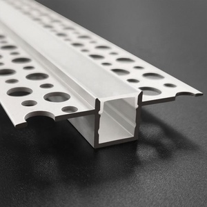 Thạch Cao Thạch Cao Trong Nhôm LED Hồ Sơ Cá Nhân Tường Thạch Cao Tấm Thạch Cao Màu Đen Anodized Hồ Sơ Đùn Kênh LED Lights - Product Image 3