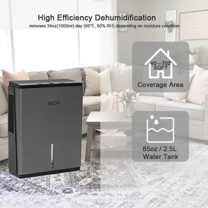 大型の静かな除湿剤吸湿剤luchtontvochtiger家庭用空気除湿機 - Product Image 2