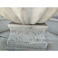 Décor de jardin extérieur luxe marbre blanc granit chérubin et tête de lion Statues mur fontaine d'eau prix