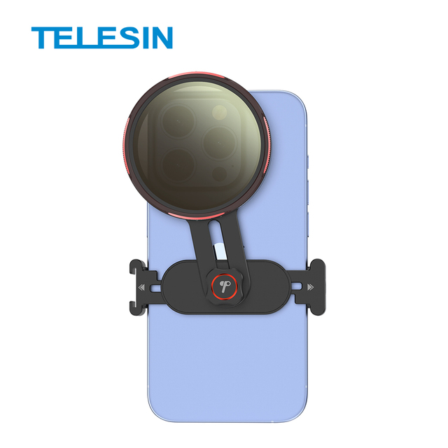 TELESIN ND Filter Aluminum Alloy Frame 67mm ND2-32 Five-speed Adjustable ND Filter for Smartphone & Camera