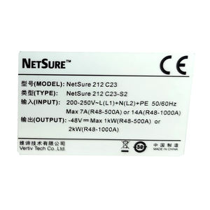 Vertiv Emerson NetSure 212C23-Sistema de alimentação CC do poder do retificador das telecomunicações S1 S2 48V com R48-1000A - Product Image 5