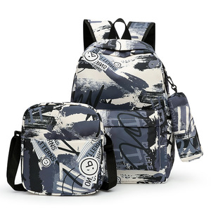 Fashion Backpack Waterproof with Pencil case Multi Pockets Felt Backpack Storage <b>Bag</b> Insert - Product Image 4