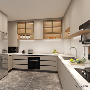 Balom تسليم سريع الأمريكية وحدات تصميم حديث خزانة مطبخ منزلية - Product Image 1