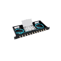 Panneau de terminaison ODF à montage en rack 4, 8, 12, 24 ports Fibre Optique SC Simplex/LC Duplex avec prise en charge GPRS et 5G pour centre de données métallique