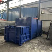 Compacteur de déchets mobile hydraulique en promotion pour le traitement des déchets domestiques et industriels
