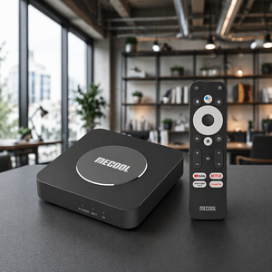 Mecool KM2 Plus 4K Android <span class=keywords><strong>TV</strong></span> Box Amlogic S905X4 Quad Core WiFi5 BT5.0 USB3.0 Expansión de Tarjeta SD para Audio Gran Venta 2GB 16GB - Product Image 1