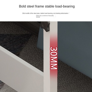 Soporte plegable móvil moderno para portátil con ruedas, mesita de noche pequeña, mesa de centro plegable y elevadora - Product Image 4