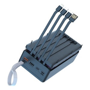 Boîtier de <span class=keywords><strong>batterie</strong></span> externe DIY 12x18650 <span class=keywords><strong>Batterie</strong></span> 40000mah Capacité maximale 10000mah 42000mah 20000mah Câbles de <span class=keywords><strong>batterie</strong></span> externe Station d'alimentation 4-en-1 - Product Image 4