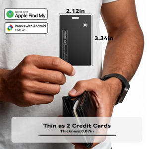 Nouveau Traceur GPS Carte Rechargeable Tendance 2026 pour Apple Android, Étanche avec Recharge Sans Fil - Product Image 2