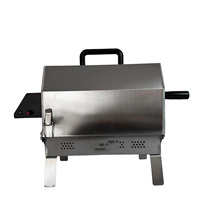 Four électrique rotatif en acier inoxydable, rôtissoire automatique pour pique-nique, barbecue extérieur, machine à rôtir poulet, agneau, brochettes