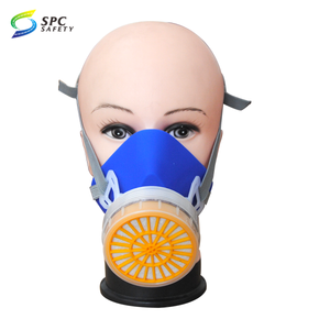 Haute qualité confort soudage industriel demi-<span class=keywords><strong>masque</strong></span> unique <span class=keywords><strong>filtre</strong></span> à charbon <span class=keywords><strong>actif</strong></span> chimique anti nocif respirateur <span class=keywords><strong>masque</strong></span> à gaz - Product Image 5