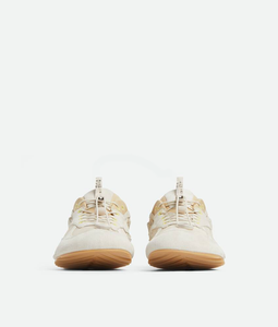 Zapatos Deportivos Retro de Moda para Mujer BV Bottega, de Cuero Genuino, con Bloques de Color, Suela Suave y Cómoda, con Cordones, Casuales para Caminar - Product Image 4
