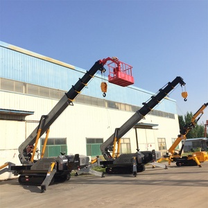 רב תכליתיים 12 טון מיני זחילה קרולר מנוף Rc הידראולי טלסקופי בום חשמלי העכביש מחיר - Product Image 4