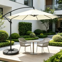 Parasols de jardin en polyester 180g sur mesure, imperméables, pour mobilier d'extérieur, café, hôtel, parasols cantilever de terrasse - Vente en gros usine