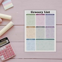 Bloc de Notas Promocional del Fabricante con Hojas Desprendibles para Planificación Diaria, Lista de Tareas y Lista de Compras, con Logotipo Personalizado Impreso