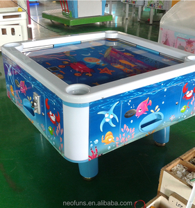 arcade machine de jeu pour enfants <span class=keywords><strong>4</strong></span> personnes table de hockey sur air <span class=keywords><strong>sport</strong></span> électronique d'air hokcey table vente - Product Image 6