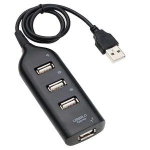 Hub USB Đa Năng Tốc Độ Cao Hub USB 2.0 4 Cổng Với Cáp Ổ Cắm Hub Mini Bộ Chia Cáp Họa Tiết Bộ Chuyển Đổi Cho Máy Tính Xách Tay Máy Vi Tính