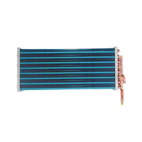 Échangeur de chaleur en tube de cuivre transparent avec ailettes en aluminium 2hp/3hp/5hp, condenseur pour évaporateur R404a, certifié CE, haute efficacité alimentaire