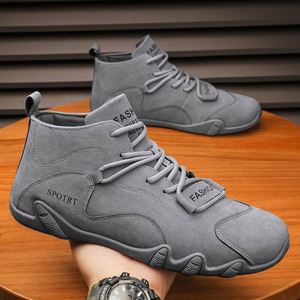 Nuevos Zapatos Deportivos de Cuero Casuales de Moda para Hombre - Product Image 4