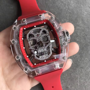 Luxury Men's <b>Skeleton</b> <b>Watch</b> Transparent Crystal Case Diamond <b>Automatic</b> Mechanical Wristwatch High Quality Designer <b>Watch</b> - Product Image 2