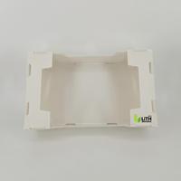 Boîte en plastique ondulé MFPP pliable, réutilisable, empilable, de qualité alimentaire, étanche, personnalisable, pour le stockage des légumes et des fruits, pour les cadeaux, pour le shopping