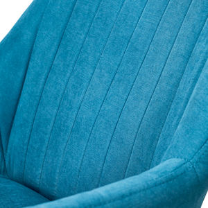 Sillón Mecedora Moderno de Tela Suave con Diseño a Rayas, Patas Cabriole, Alta Capacidad de Peso, para Sala de Estar, Dormitorio, Hotel - Product Image 3