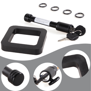 Ensemble de serrures pour <span class=keywords><strong>attelage</strong></span> de <span class=keywords><strong>remorque</strong></span> 5/8\", verrouillage de goupille de récepteur, goupille <span class=keywords><strong>antivol</strong></span> pour <span class=keywords><strong>attelage</strong></span>, convient aux récepteurs d'<span class=keywords><strong>attelage</strong></span> de 2\", avec coussin en caoutchouc - Product Image 5