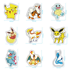 ZY2320 100 Pezzi Adesivi Decorativi <span class=keywords><strong>Anime</strong></span> Giapponesi Poke Monster per Bambini, Ragazze, Laptop, Skateboard, Valigie, Chitarre, Adesivi Artistici in Vinile - Product Image 5