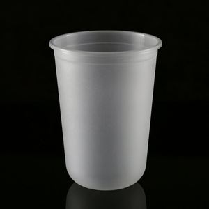 Meilleures ventes : Gobelet PET à paroi simple en forme de U, personnalisable, 16oz, 20oz, 22oz, 24oz, 89mm, pour boissons froides, boba et crème glacée, avec couvercle - Product Image 4