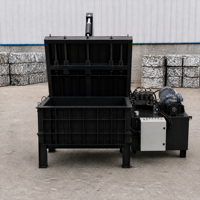 Machine à balles compacte et portable en aluminium pour le recyclage des vêtements usagés et des déchets ménagers, haute performance, très demandée