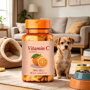 000mg Vitamin C Komprimierte Bonbon-Tabletten, Immununterstützende Nahrungsergänzung für Alle Haustiere - Product Image 3
