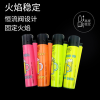 Briquet à gaz butane rechargeable 2026 en plastique avec logo personnalisé, design moderne et meule intégrée – Vente en gros